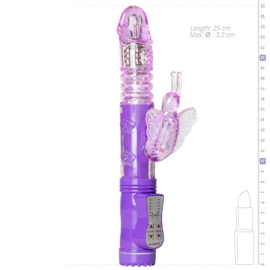 Easytoys Vibe Collection – Butterfly Vibrator Paars (1 stuk)