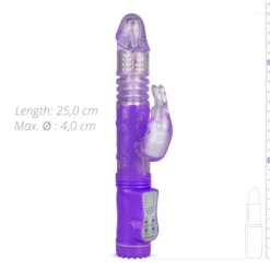 Easytoys Vibe Collection – EasyToys Thrusting Rabbit Vibrator Paars (1 stuk)