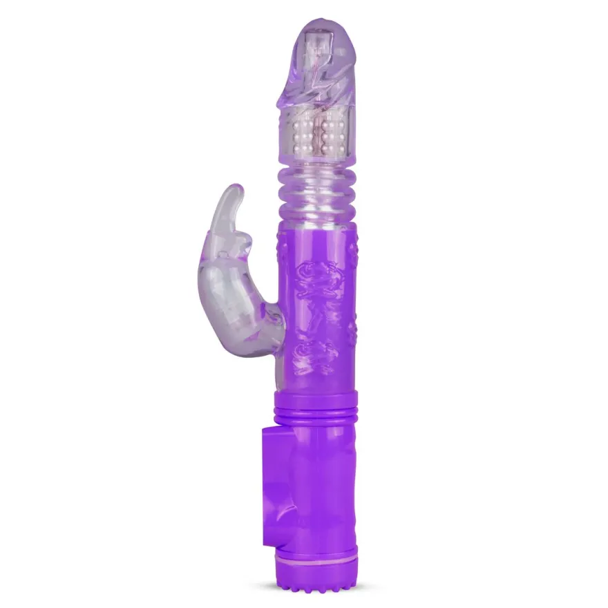 Easytoys Vibe Collection – EasyToys Thrusting Rabbit Vibrator Paars (1 stuk)
