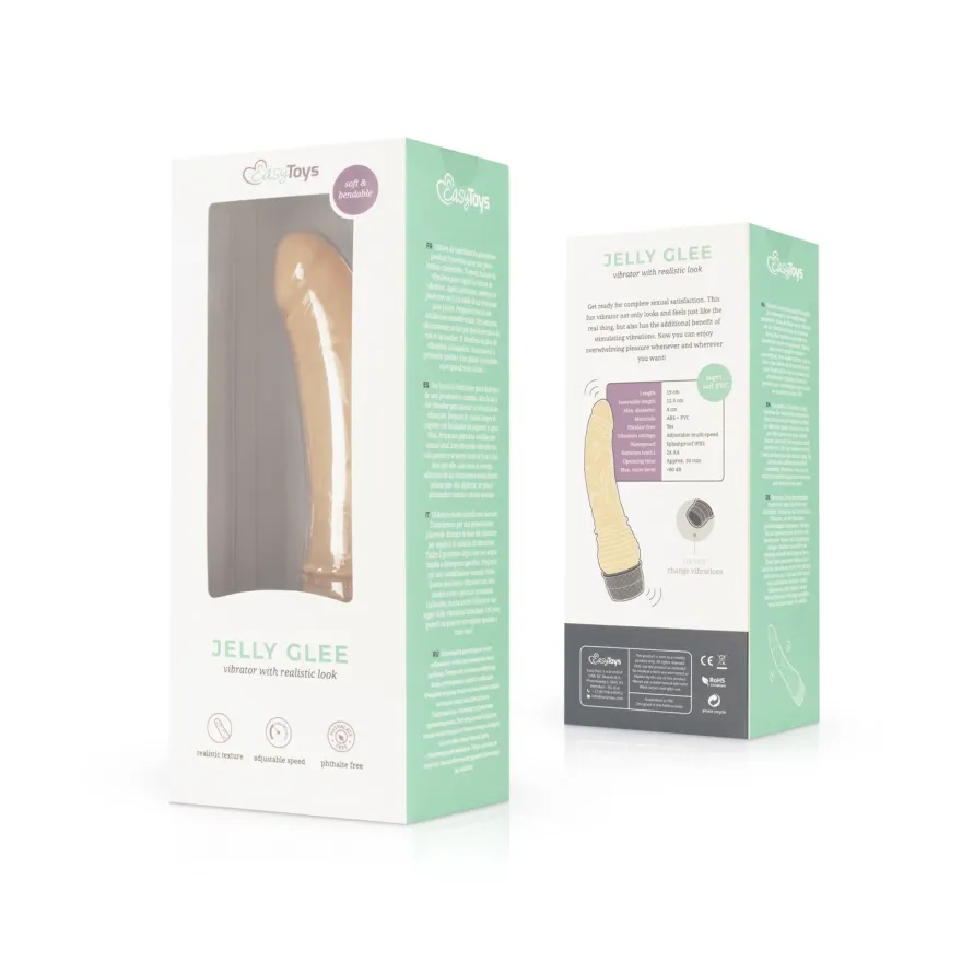 Easytoys Vibe Collection – Jelly Glee Realistic Vibrator (1 stuk)