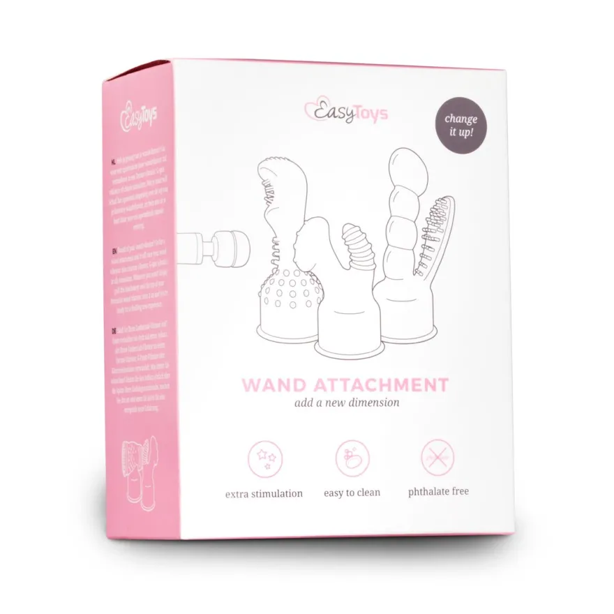 Easytoys Wand Collection – Masturbator Wand Attachtment Transparant (1 stuk)