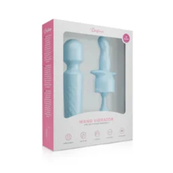 Easytoys Wand Collection – Mini Wand with Attachments Blauw (1 stuk)