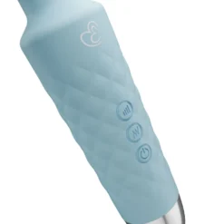 Easytoys Wand Collection – Mini Wand with Attachments Blauw (1 stuk)