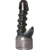 Easytoys Wand Collection – Spiral Wand Attachment Zwart transparant (1 stuk)