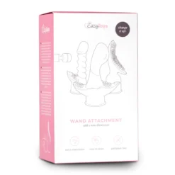Easytoys Wand Collection – Spiral Wand Attachment Zwart transparant (1 stuk)