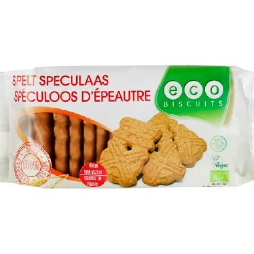 Eco-biscuits Spelt Palmvrij Speculaaskoekje Bio (175 gr)