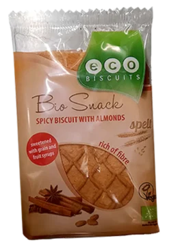 Eco-biscuits Spelt Speculaas Amandelkoek Bio (45 gr)