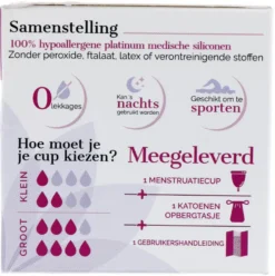 Eco Conseils Misscup Menstruatie Cup Groot Kleurloos (1 stuk)