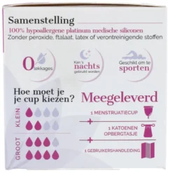 Eco Conseils Misscup Menstruatie Cup Klein Roze (1 stuk)