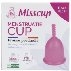 Eco Conseils Misscup Menstruatie Cup Klein Roze (1 stuk)