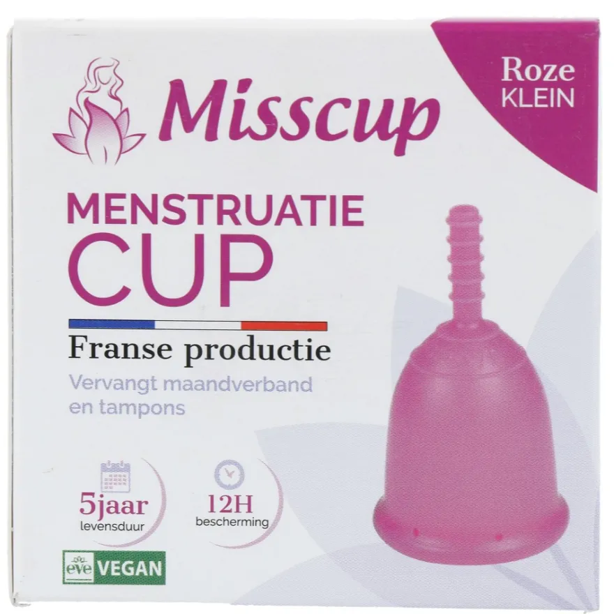 Eco Conseils Misscup Menstruatie Cup Klein Roze (1 stuk)
