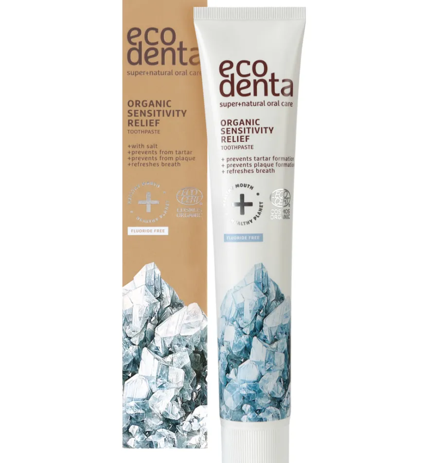 Ecodenta Tandpasta organic gevoelige tanden (75 ml)