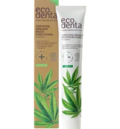 Ecodenta Tandpasta organic hennep olie (75 ml)