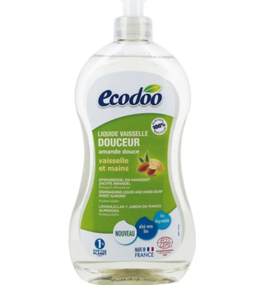 Ecodoo Afwasmiddel en handzeep zacht 2-in-1 amandel bio (500 ml)