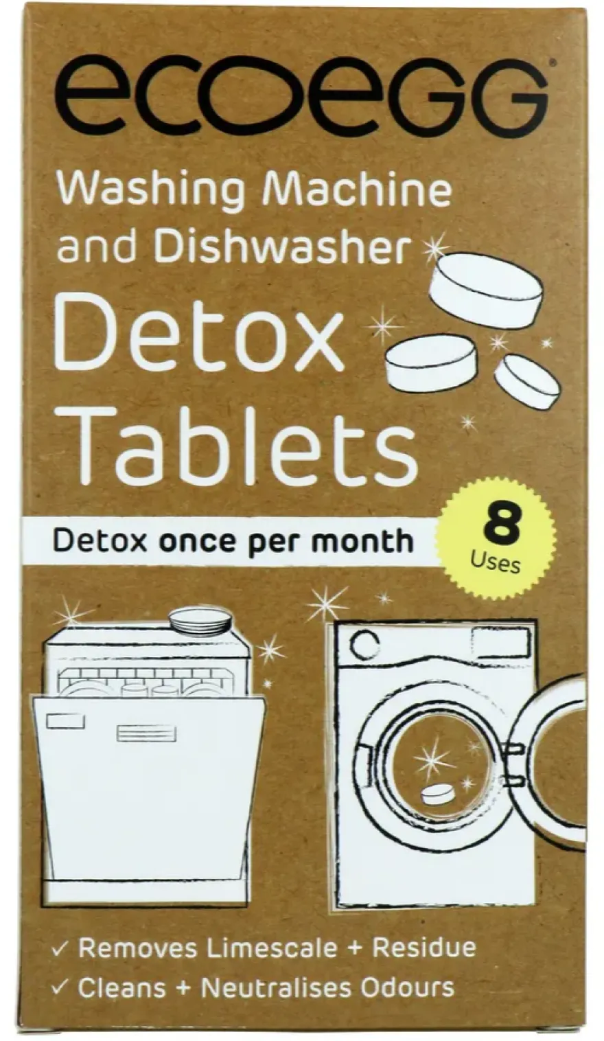 Eco Egg Ecoegg Detox Tablets (6 tabletten)
