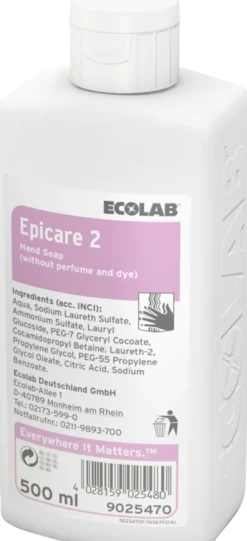 Ecolab Persoonlijke Hygiëne Epicare 2 (500 ml)