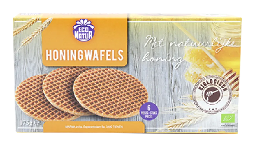 Eco-natur Eco Natur Honingwafels Bio (175 gr)