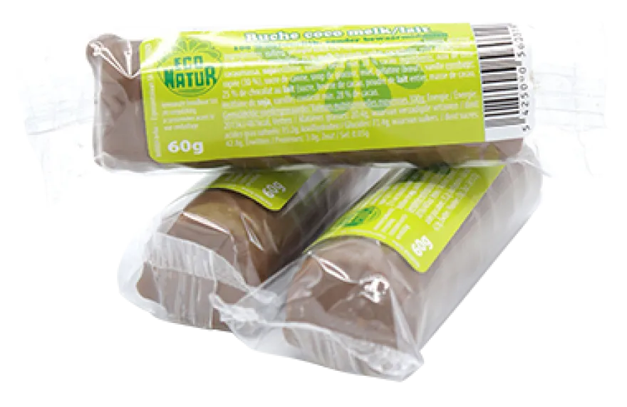 Eco-natur Eco Natur Kokosbuchers Melkchocolade (60 gr)