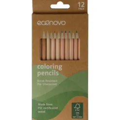 Econovo Potloden FSC Gekleurd (12 stuks)