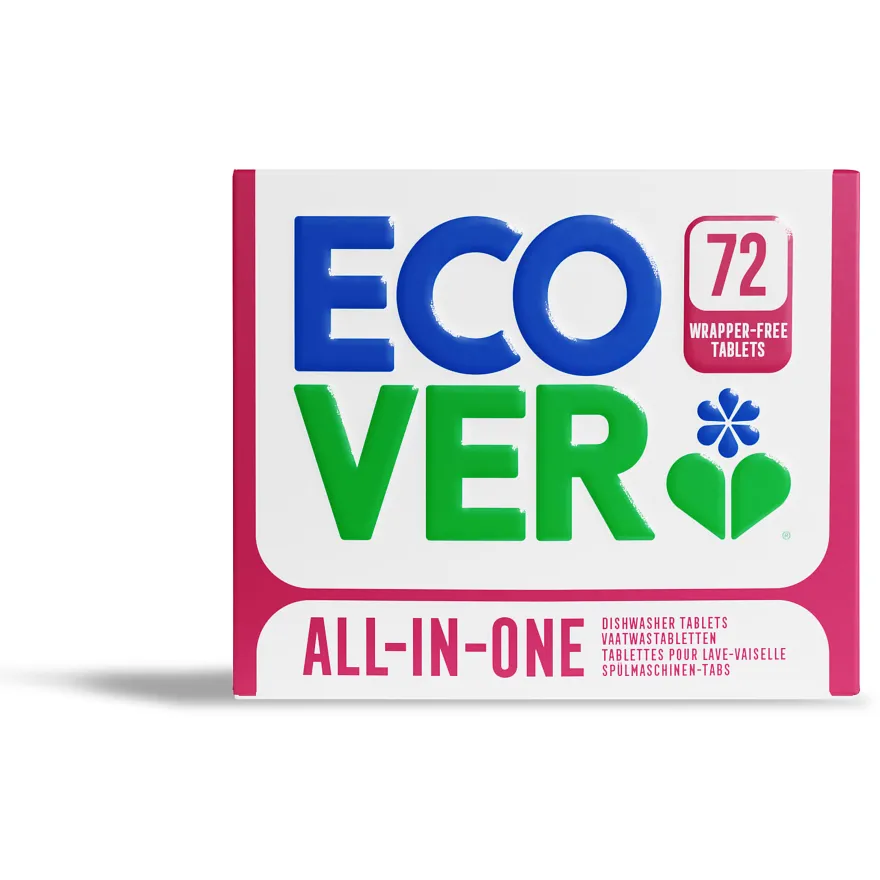Ecover All-In-One Vaatwastabletten (72 tabletten)