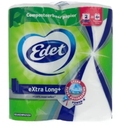 Edet Keukenpapier Extra Long (2 stuks)