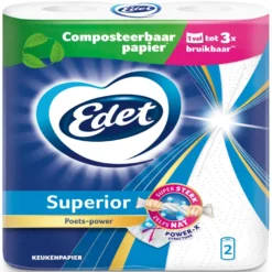 Edet Keukenpapier Superior (2 rollen)