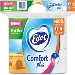 Edet Toiletpapier Comfort Plus Pcr Co (6 rollen)