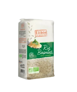 Elibio Élibio Basmatirijst Halfvol van Pakistan Bio (1000 gr)