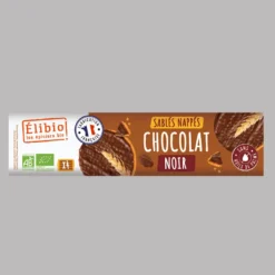 Elibio Élibio Zandkoekjes Omhuld met Pure Chocolade 4×4 Bio (160 gr)