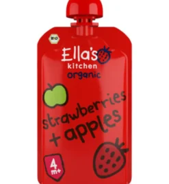 Ella’s Kitchen Strawberries and apples 4+ maanden bio (120 gr)