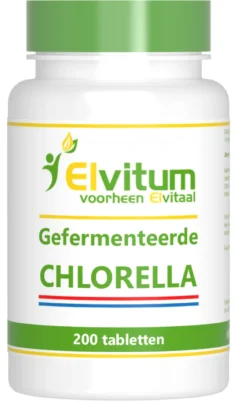 Elvitum Chlorella 250mg Nederlands (200 tabletten)