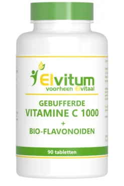 Elvitum Gebufferde Vitamine C 1000mg (90 tabletten)