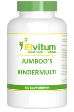 Elvitum Jumboos Kindermulti (180 kauwtabletten)