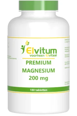 Elvitum Magnesium 200mg Premium (180 tabletten)