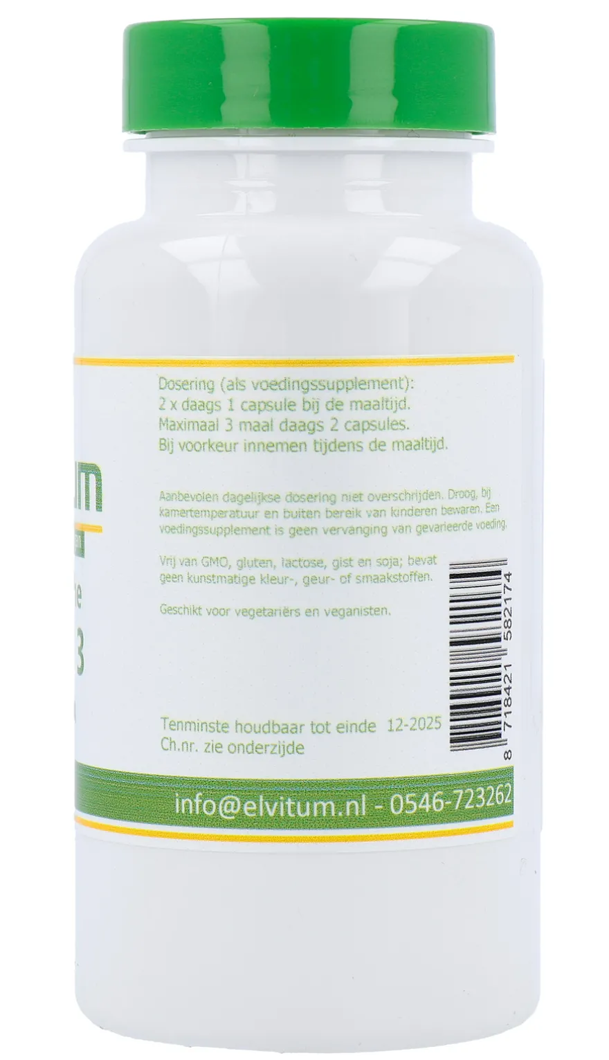 Elvitum Omega 3 Vegetarisch (90 capsules)