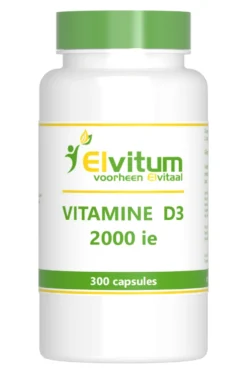 Elvitum Vitamine D3 2000IE (300 capsules)