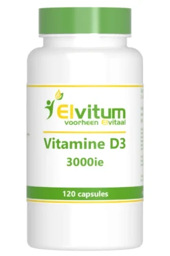 Elvitum Vitamine D3 3000Ie/75Mcg (120 capsules)