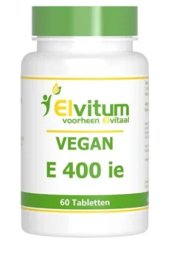 Elvitum Vitamine E400 Vegan (60 tabletten)