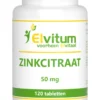 Elvitum Zink Citraat 50mg (120 stuks)