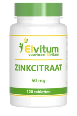 Elvitum Zink Citraat 50mg (120 stuks)