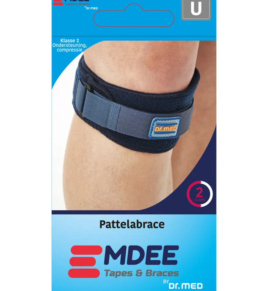 Emdee Knie/Patella Supportband Blauw (1 stuk)
