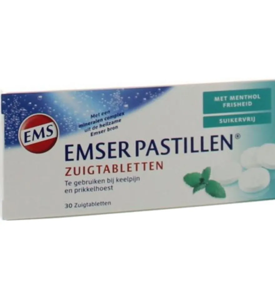 Emser Pastillen zonder menthol (30 zuigtabletten)