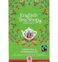 English Tea Shopgreen tea pomegranate bio (20 zakjes)