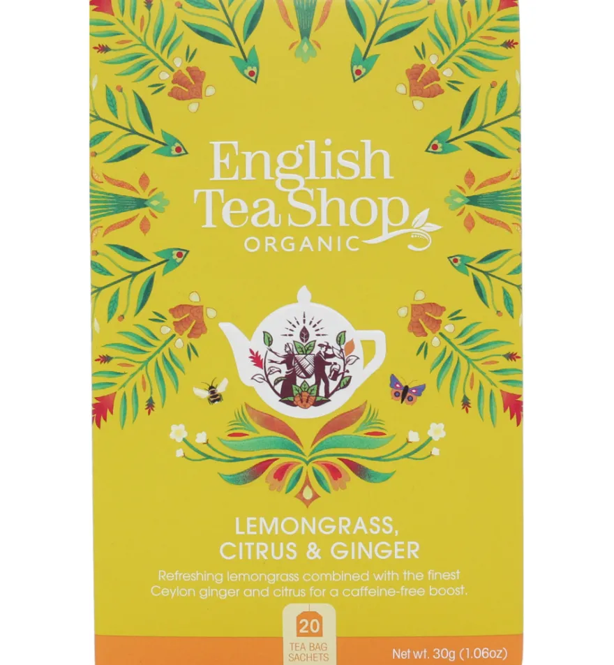 English Tea Shop Lemongrass ginger citrus bio (20 zakjes)