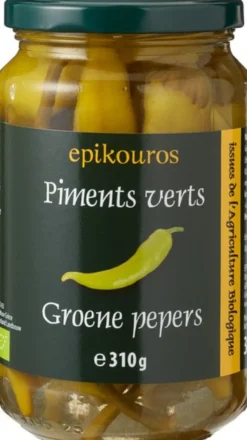 Epikouros Groene Pepperoni in Pekel (310 gr)