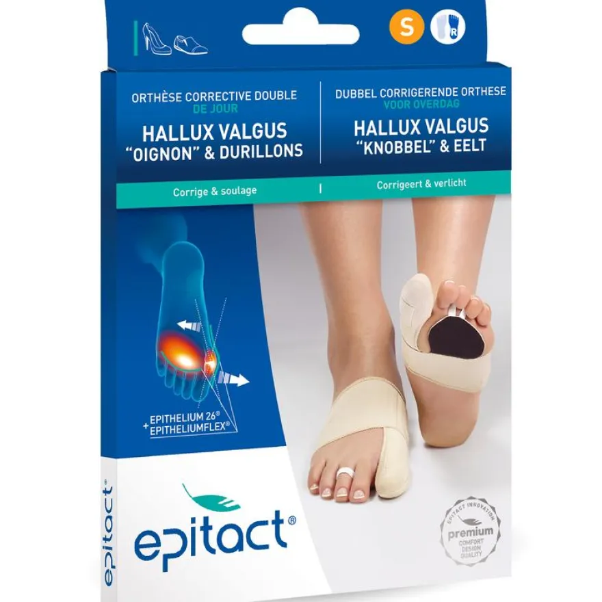 Epitact Hallux knobbel & eelt rechter voet maat S (1 stuk)