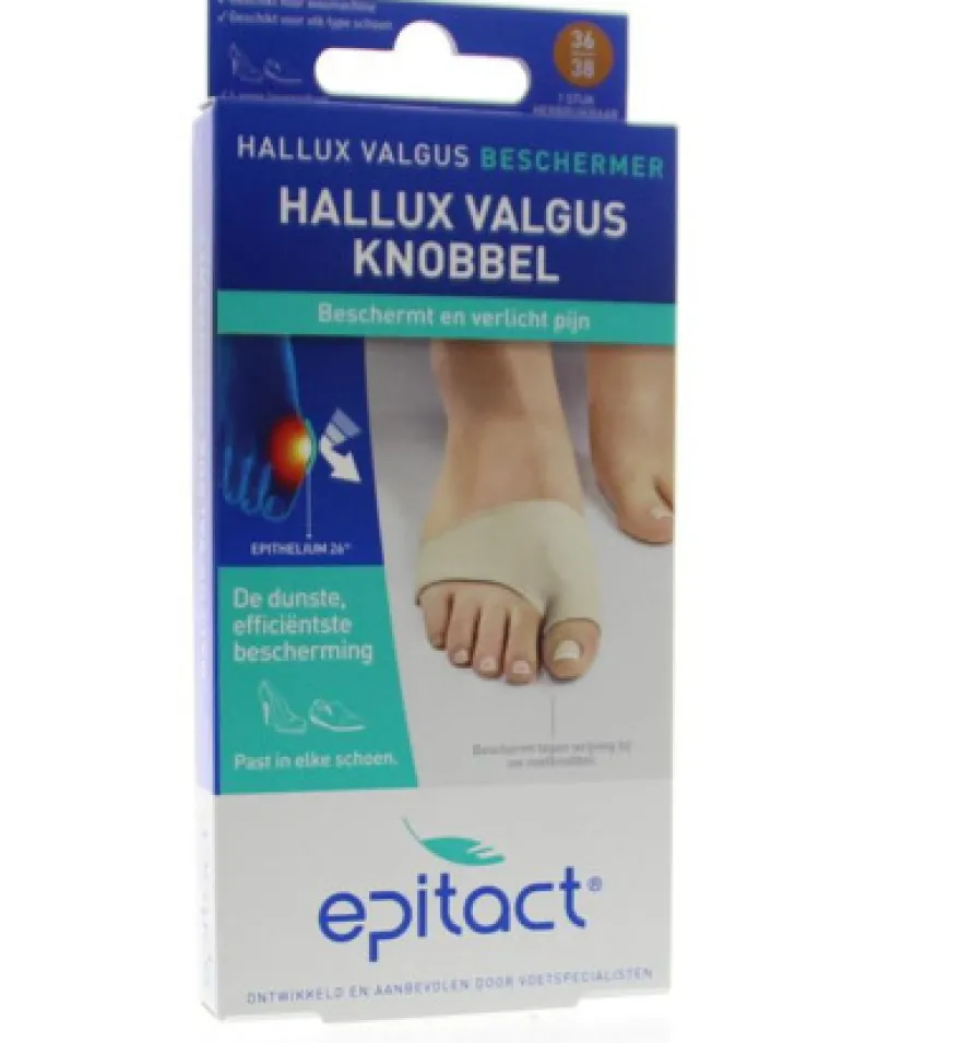 Epitact Hallux valgus knobbel beschermer maat 36/38 (1 stuk)