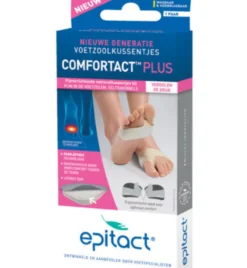 Epitact Voetzoolkussentjes Comfort Maat 36/38 (2 stuks)