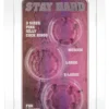 Eros Stay Hard Cock Rings Pink (3 stuks)