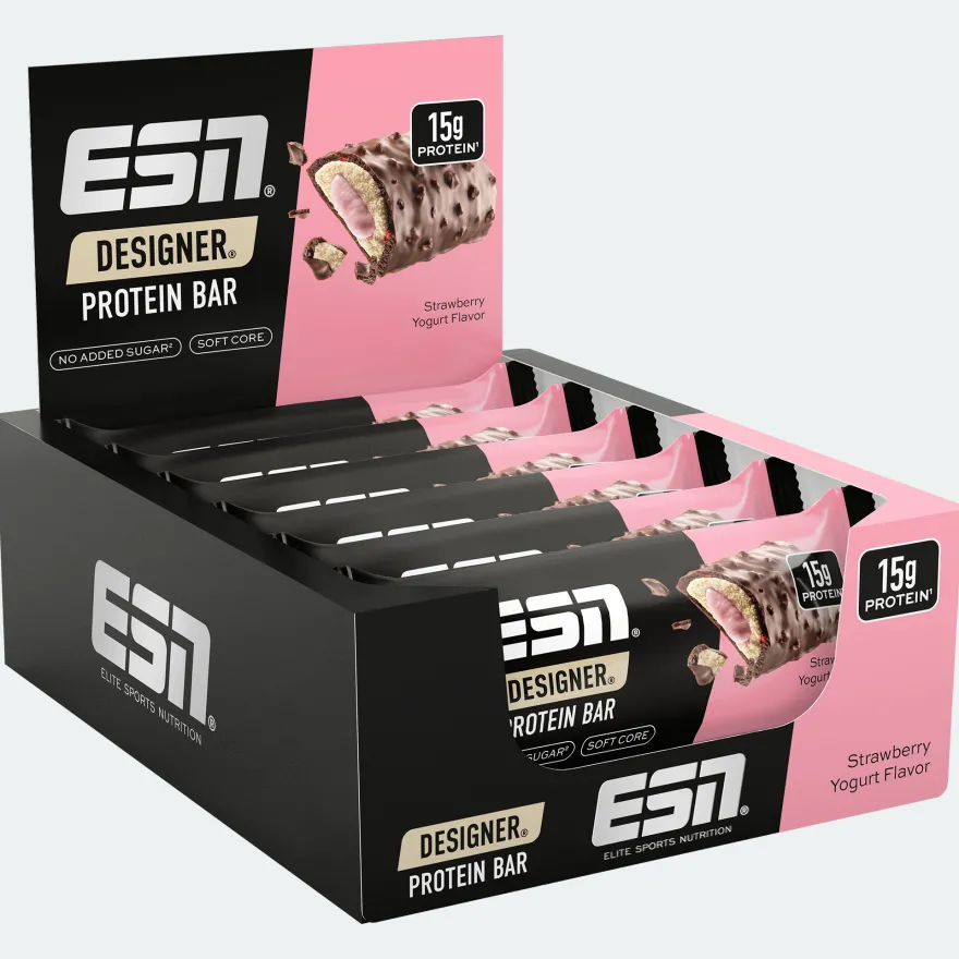 ESN Designer Protein Bar Strawberry Yogurt (12 x 45 gr)